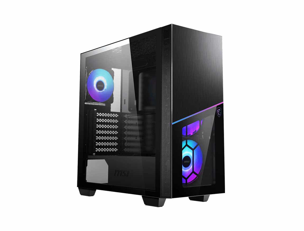CASE COOLER MASTER MASTERBOX MB320L SIN FUENTE, CON PANEL LATERAL DE VIDRIO TEMPLADO, 2 VENTILADORES FRONTALES LED RGB, 2 PUERTOS USB (MCB-B320L-KGNN-