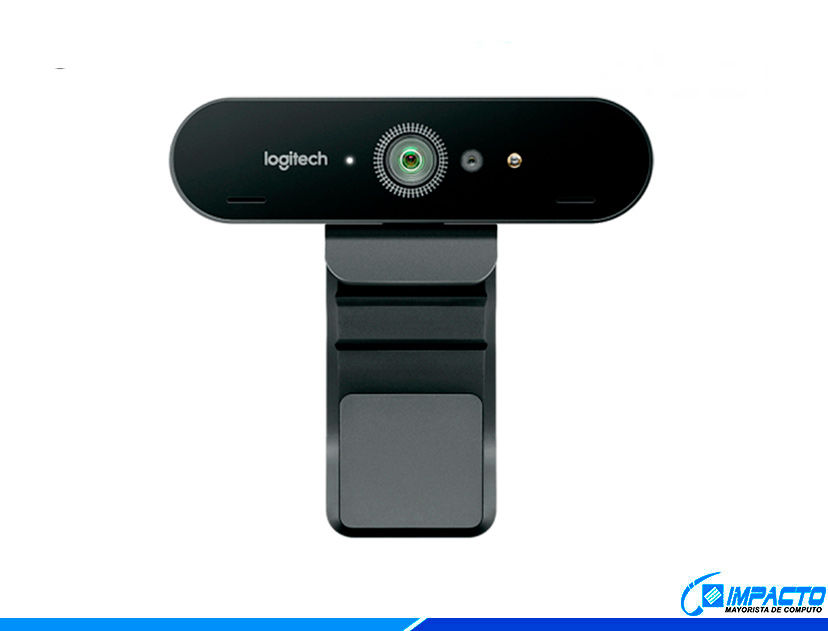 CAMARA WEB LOGITECH BRIO ULTRA HD, MICROFONO INCORPORADO, RESOLUCION 3840 X 2160 PIXEL, COLOR NEGRO (960-001105)