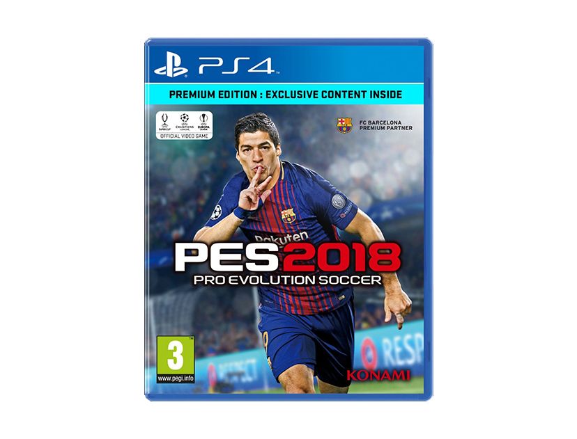 VIDEOJUEGO PARA PLAYSTATION PS4 PES2018, PRO EVOLUTION SOCCER, PREMIUM EDITION (083717203193)