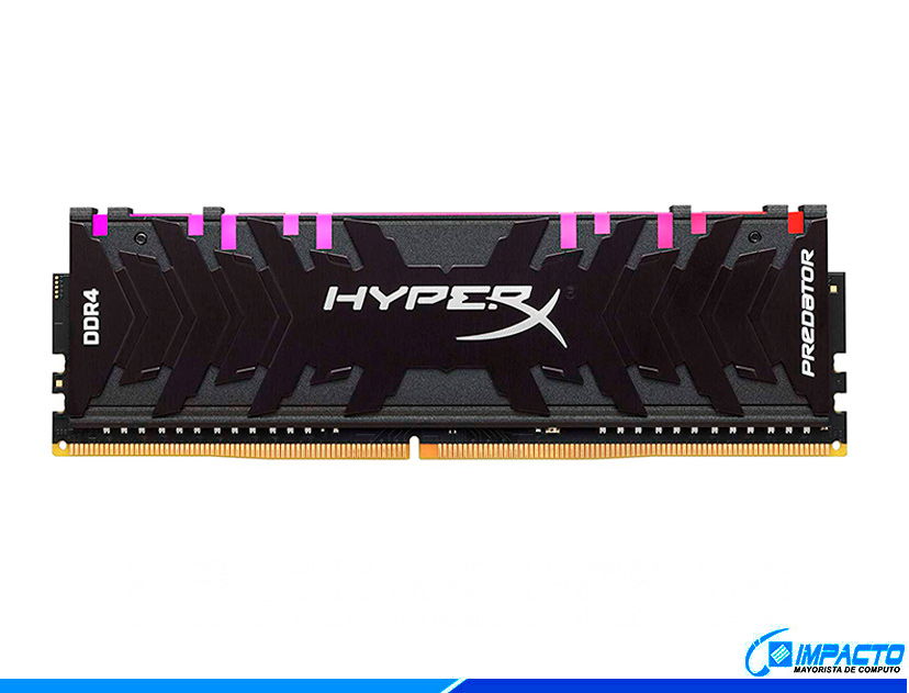 MEM. RAM HYPERX PREDATOR DDR4 16GB(2X8)/3200 ( HX432C16PB3AK2/16 ) LED- RGB