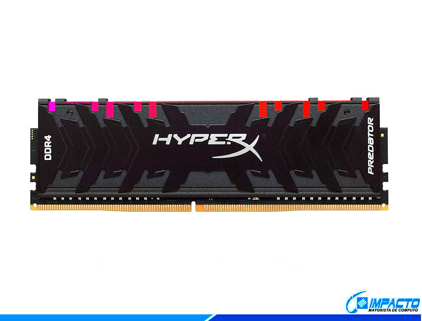 MEM. RAM HYPERX PREDATOR DDR4 16GB/3000 ( HX430C15PB3A/16 ) NEGRO | LED- RGB