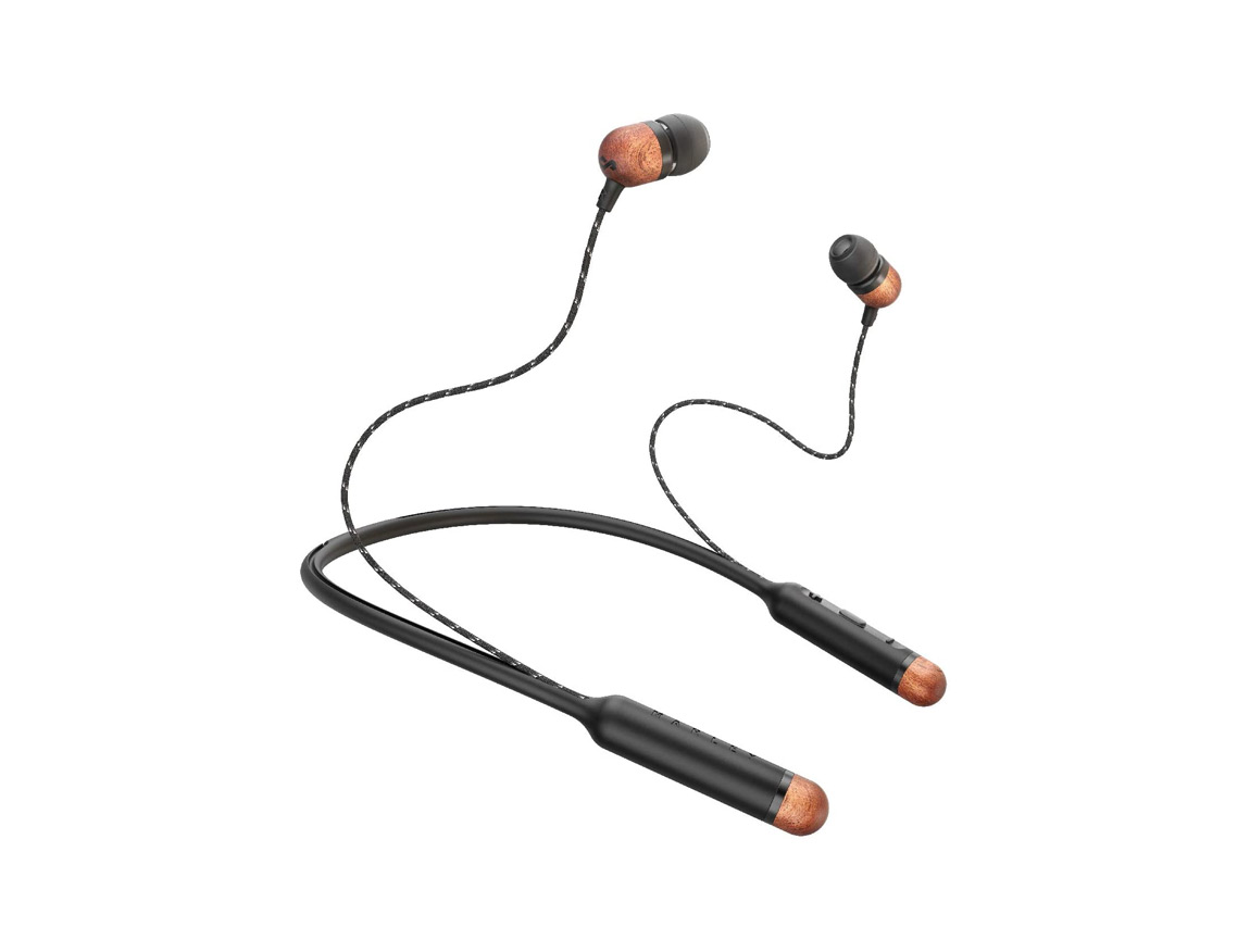Auricular Intra-auditivo Inalambrico Mini Bob Marley Smile Jamaica (em-je083-sba) Con Microfono, Negro
