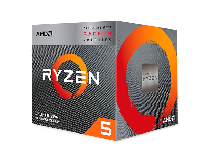 PROCESADOR AMD RYZEN 5 3400G 3.7GHZ HASTA 4.2GHZ 6.0MB (YD3400C5FHBOX) AM4 | 4 NUCLEOS