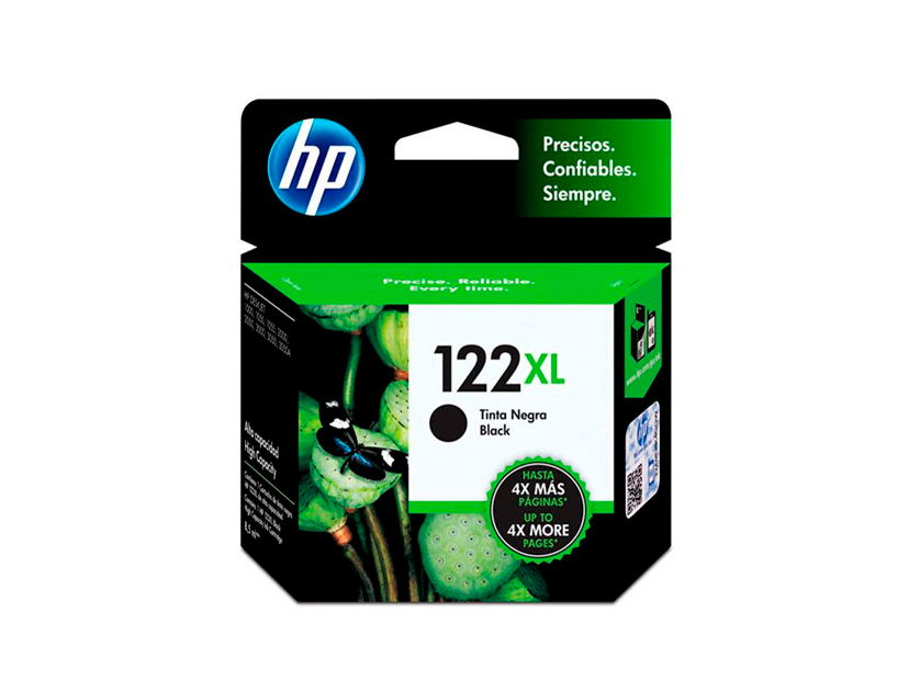 Cartucho Hp 122xl, Color Negro - 1000 / 2050 / 3000 + (ch563hl)