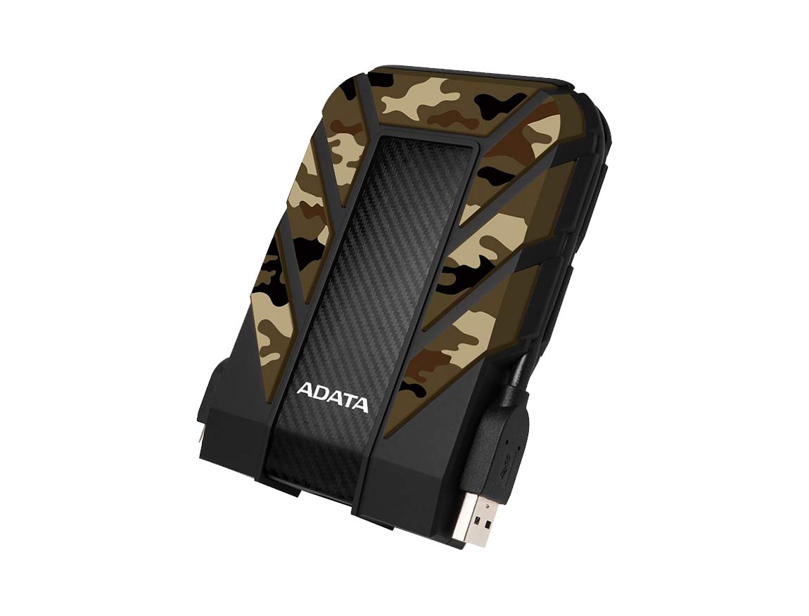 Disco Duro Externo Adata 2tb Hd710m Pro Anti Golpe, Conexion Usb 3.1, Unidad De Almacenamiento Portable, Camuflaje (ahd710mp-2tu31-ccf)