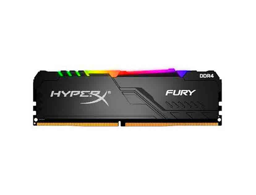 MEM. RAM HYPERX FURY DDR4 8GB/2666 ( HX426C16FB3A/8 ) LED- RGB