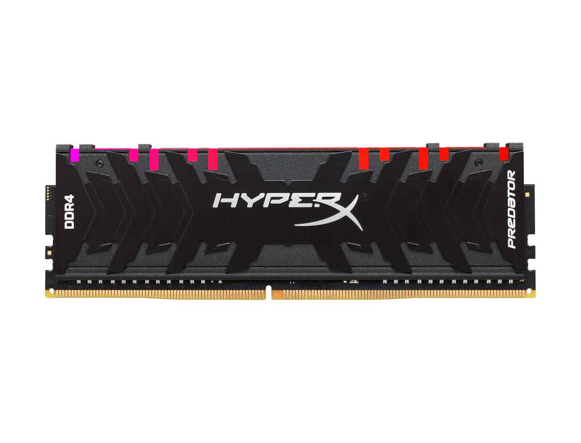 MEM. RAM HYPERX FURY PREDATOR DDR4 8GB/3600 ( HX436C17PB4A/8 ) NEGRO | LED -RGB