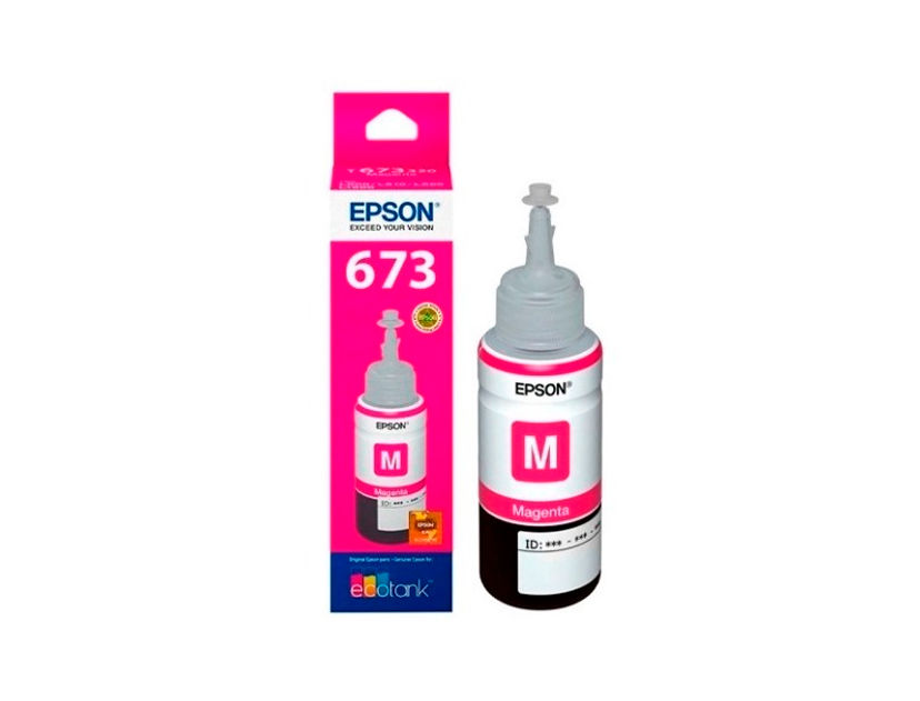Tinta Epson 673 Color Magenta T673320, Compatible L800, L805, L810 (c13t67332a)