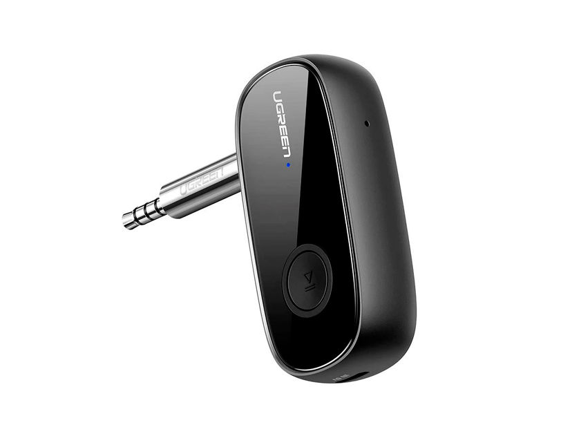 Adaptador Bluetooth 5.0 Aux Car Ugreen, Bluetooth Rca Receptor 5,0 Aptx Le 3,5mm, ConexiÓn Estable A Una Distancia Hasta 10 M (6957303873043)
