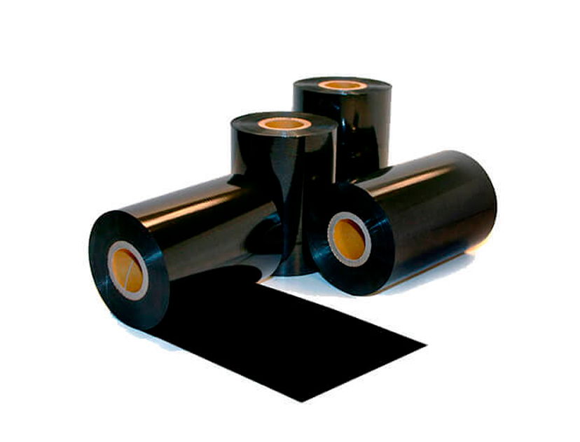Cinta De Transferencia Termica 110mm X 300m, Para Etiquetas Poyester, Poliproileno, Poliolefina, Optimo Rendimiento (w10bk110300)
