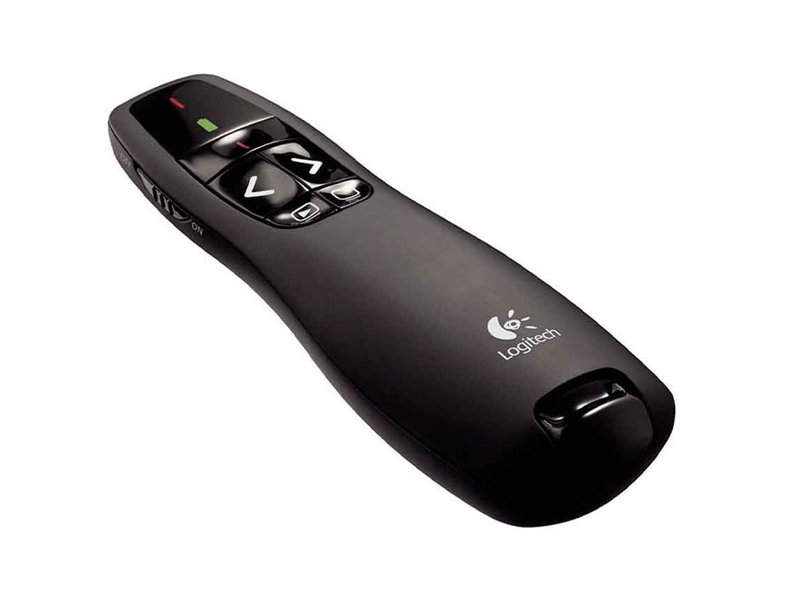 CONTROL REMOTO LOGITECH R400 LASER PRESENTATION REMOTE ( 910-001354 ) NEGRO