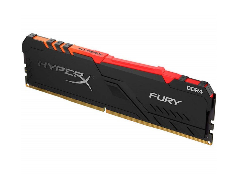 MEM. RAM HYPERX FURY DDR4 8GB/3200 ( HX432C16FB3A/8 ) NEGRO | LED -RGB