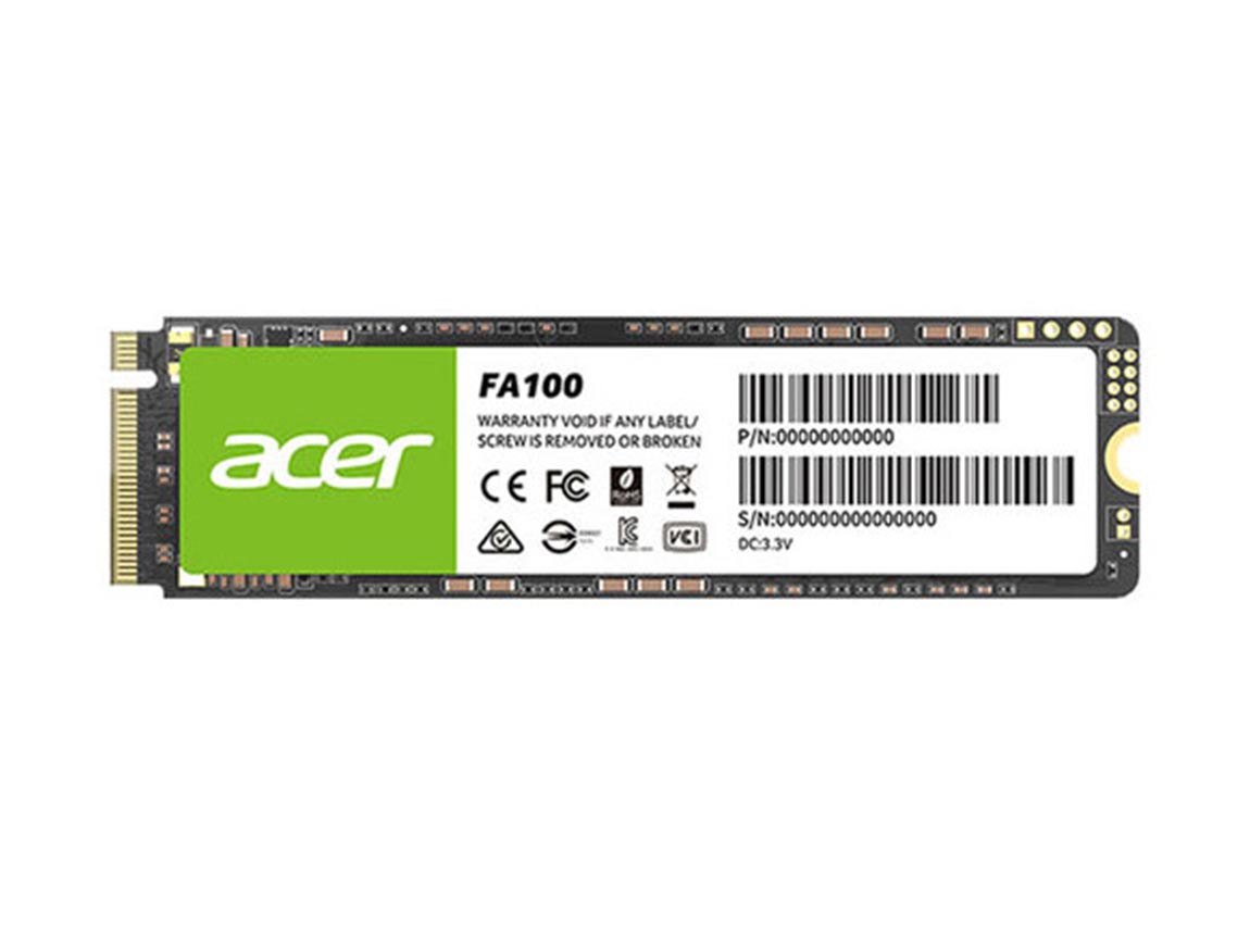 SOLIDO SSD PCIE ACER 128GB 2280 FA100 INTERNA DE ESTADO SOLIDO,