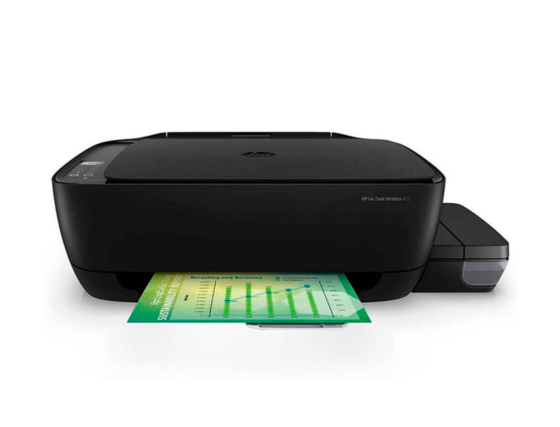 IMPRESORA HP MULTIFUNCIONAL INK TANK 415, C/ TANQUE IMPRIME-ESCANEA-FOTOCOPIA-INALAMBRICA (Z4B53A)
