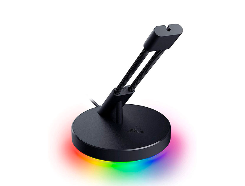 ORGANIZADOR DE CABLES PARA MOUSE RAZER BUNGEE V3 CHROMA, CON ILUMINACION LED RGB, DIMENSIONES 3.55 X 4.83 X 4.74 PULGADAS, BLACK (RC21-01520100-R3U1)