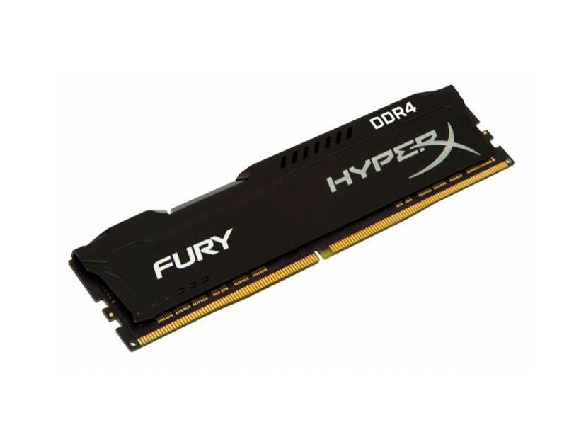 MEMORIA RAM HYPERX DDR4 8GB, FRECUENCIA 2400 MHZ, FURY, PARA PC DE ESCRITORIO, COLOR NEGRO (HX424C15FB2/8)