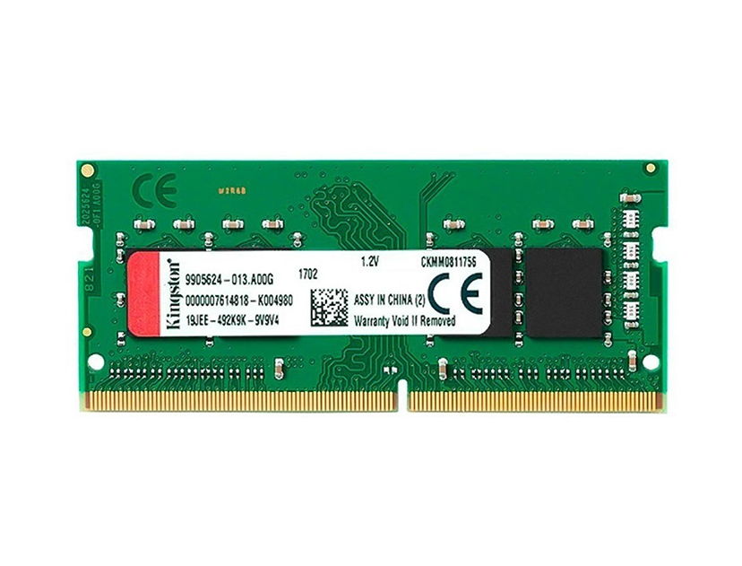 MEMORIA PARA LAPTOP SODIMM KINGSTON DDR4 8GB, FRECUENCIA 2400 MHZ (KCP424SS8/8)
