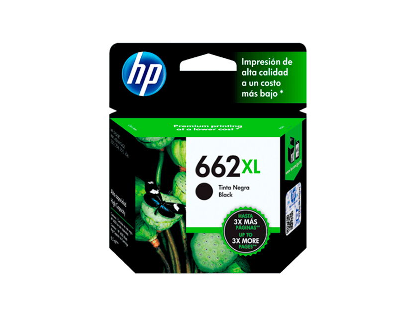 Cartucho Hp 662xl, Color Negro - 1015 / 1515 / 2515 + (cz105al)