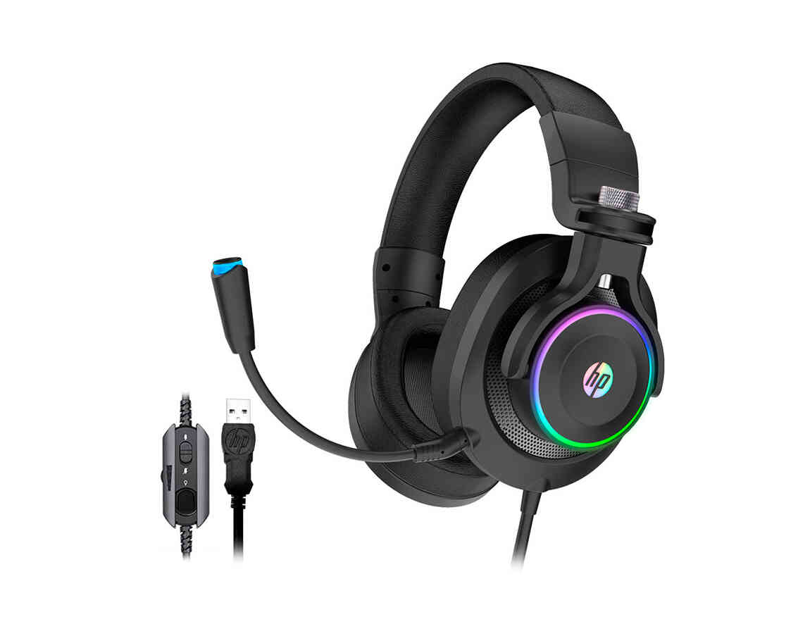 AURICULAR HP H500GS ( 9AJ66AA#AC4 ) GAMING | NEGRO | LED - RGB