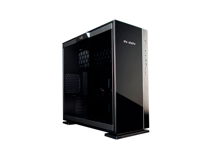 CASE IN WIN 305 ( 305 BLACK ) S/ FUENTE | NEGRO | 1 PANEL VIDRIO