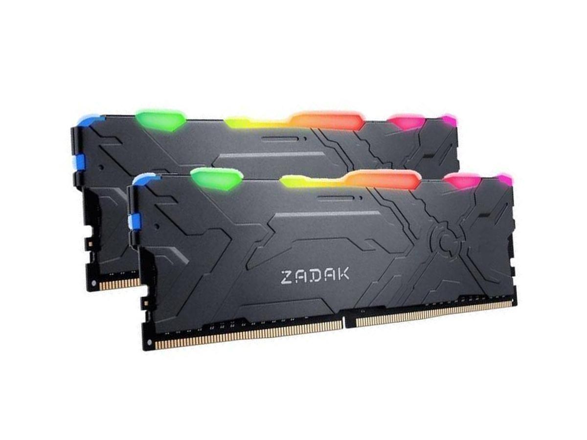 MEMORIA RAM ZADAK DDR4 32GB /3200 (2X16) MOAB RGB CAJA | NEGRO 