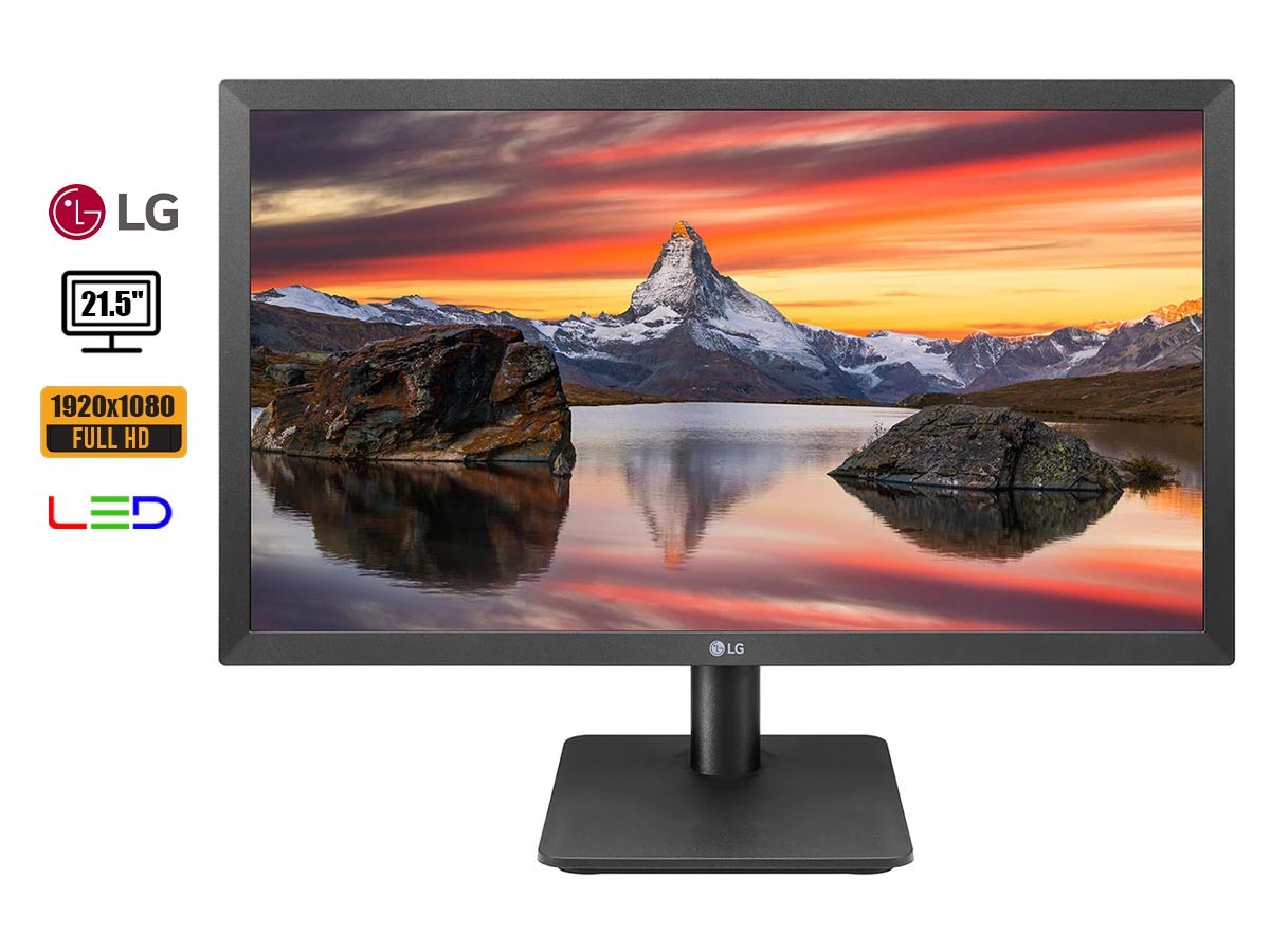 MONITOR LG 21.5 PULGADAS, LED FHD 22MP410, RESOLUCION 1920 X 1080