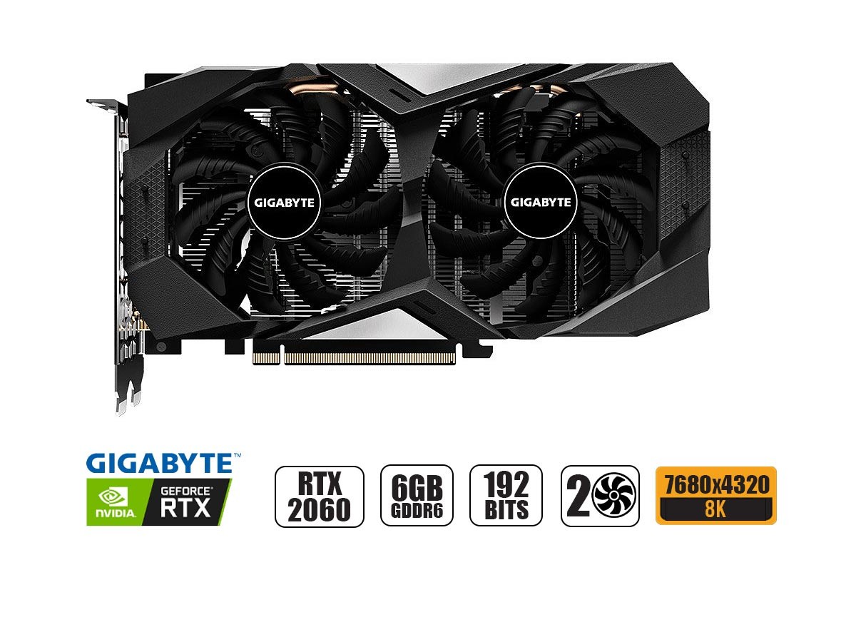 Tarjeta de video sales gigabyte rtx 2060