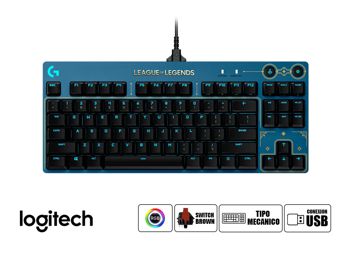 Teclado logitech g pro impacto deals