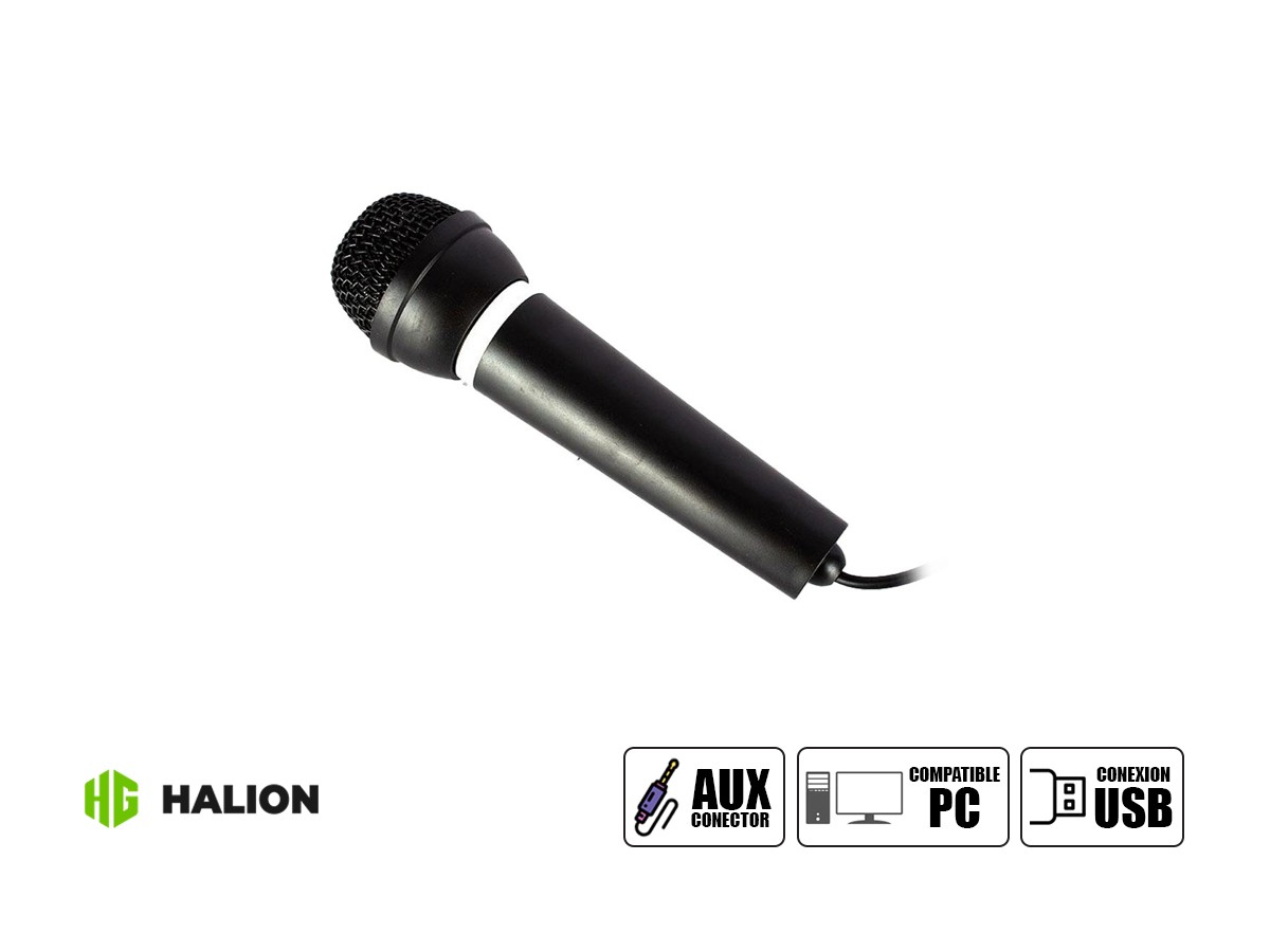 Microfono Alta Qualit&agrave; Con Clip - Jack 3,5mm Ideale Per Pc