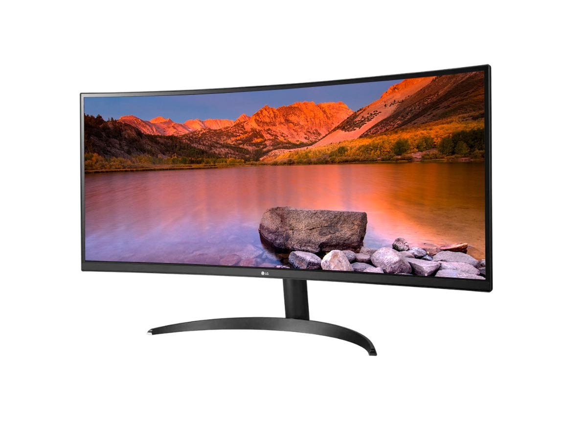 MONITOR LG 34 PULGADAS, LED 34WQ60C-B,CURVO IPS ULTRAWIDE QHD, PUERTO HDMI  DISPLAYPORT, 5MS (34WQ60C-B)