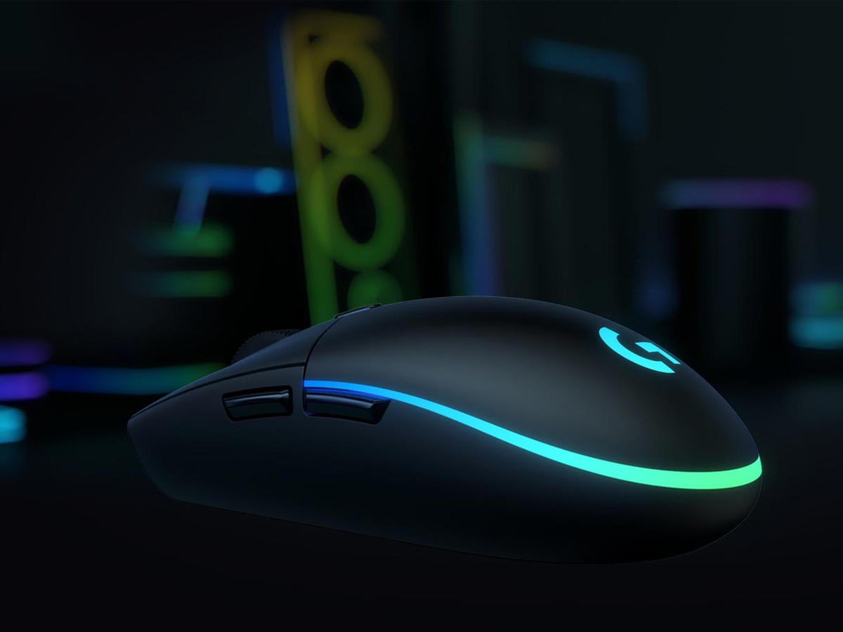 Mouse Logitech G203 Color Negro Lightsync Gaming, Sensor Hasta 8.000