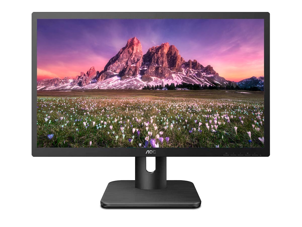  AOC e2060Swd - Monitor de computadora con iluminación LED de 20  pulgadas, 1600 x 900 Res, 5ms, 20M: 1DCR, VGA/DVI, montaje en pared :  Electrónica