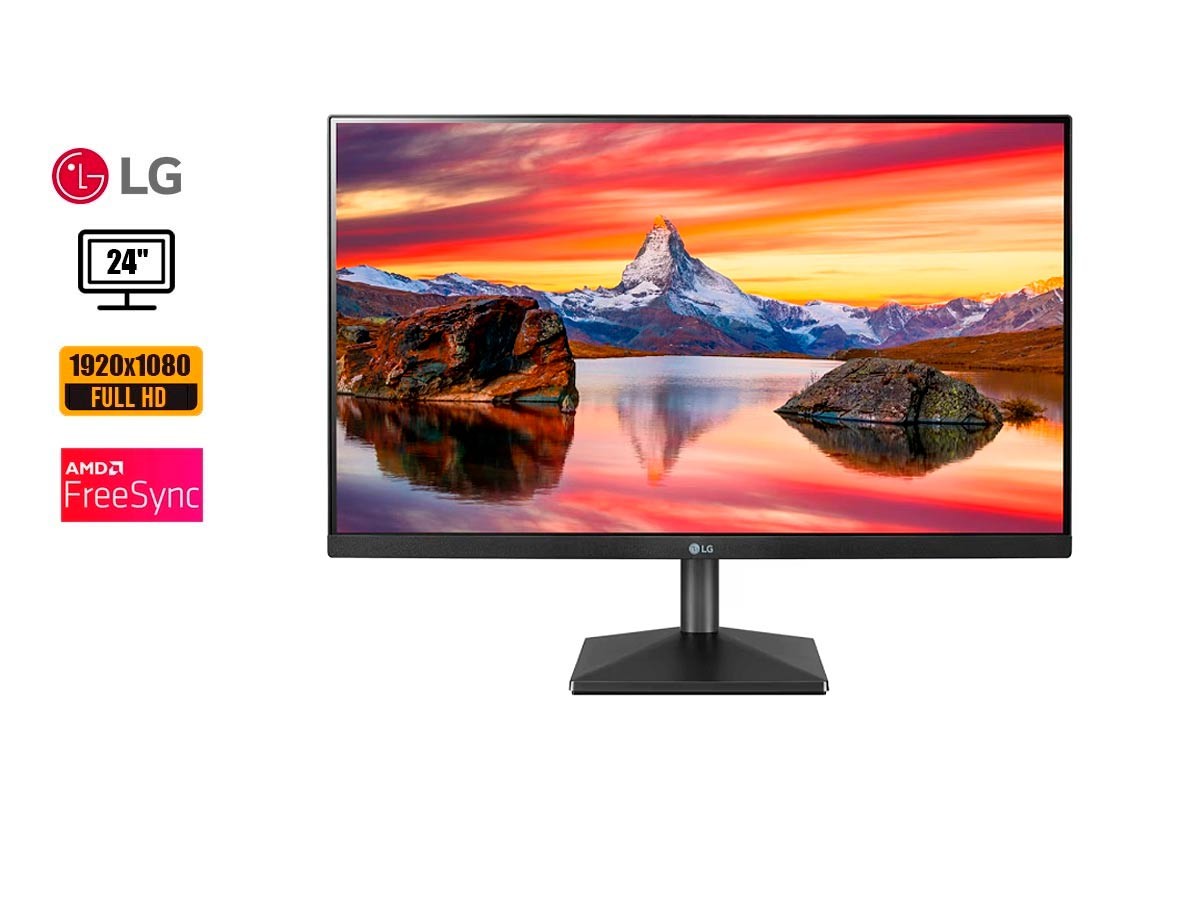 MONITOR LG 24 PULGADAS, LED 24MQ400, IPS HD, RESOLUCION 1920 X 1080, PUERTO  1 VGA 1 HDMI, FRECUENCIA 75HZ, 5MS (24MQ400)