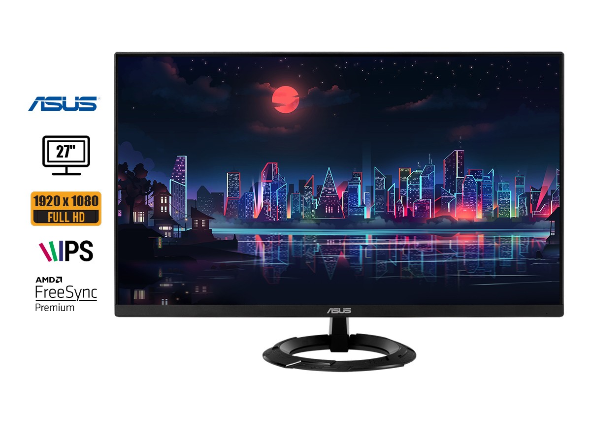 MONITOR ASUS 27 PULGADAS, PANEL IPS, VZ279H, PUERTO HDMI VGA, 1MS, 75HZ  (VZ279HEG1R)