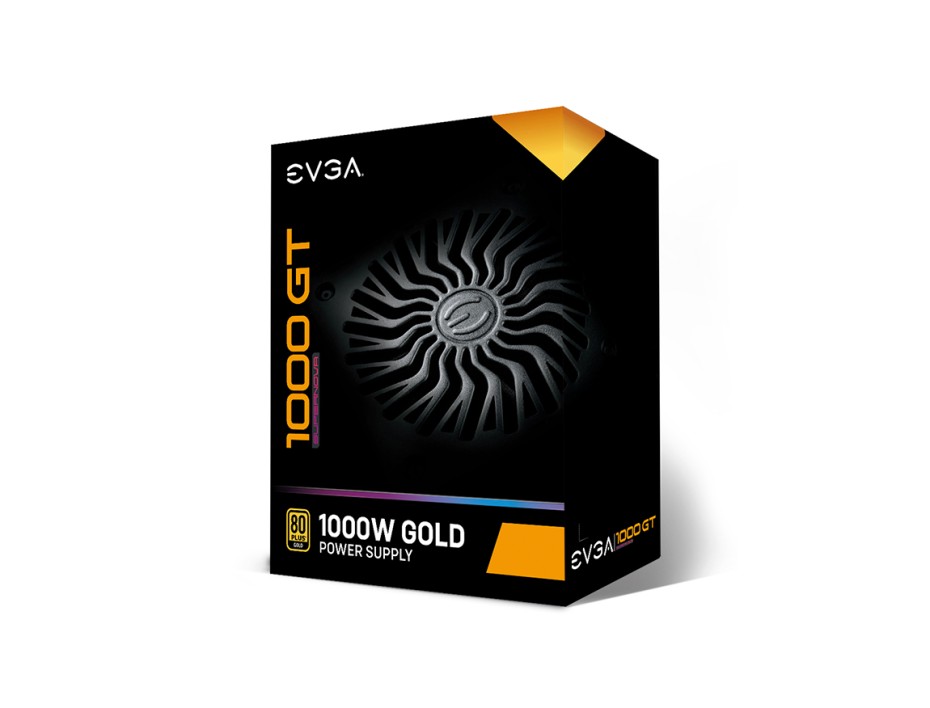 FUENTE EVGA 1000W (220-GT-1000-X1) SUPERNOVA 1000GT ATX 80 GOLD MODULAR NEGRO