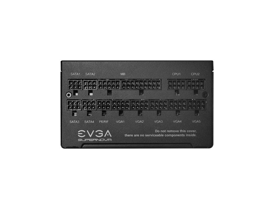 FUENTE EVGA 1000W (220-GT-1000-X1) SUPERNOVA 1000GT ATX 80 GOLD MODULAR NEGRO