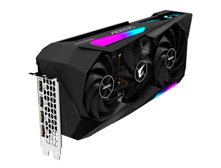 TARJ. VIDEO AORUS RADEON RX 6900 XT MASTER 16GB GDDR6 ( GV-R69XTAORUS M-16GD ) | GAMING MASTER | DP - HDMI | 256 BIT