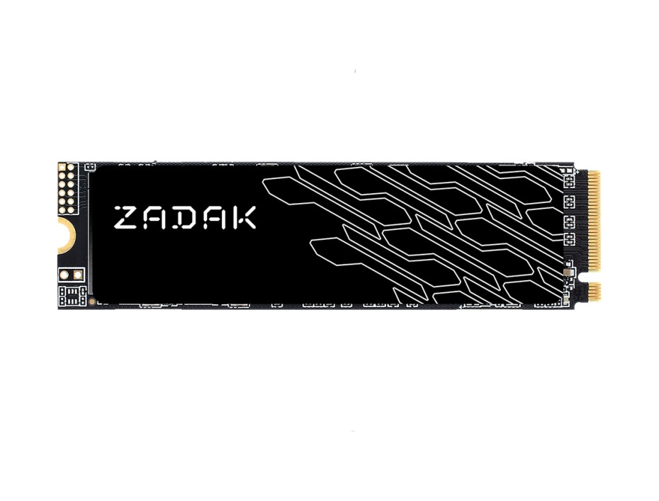 DISCO SOLIDO SSD M.2 PCIE ZADAK 256GB TWSG3, GEN3, 80MM, NVME, UNIDAD INTERNA DE ESTADO SOLIDO, PARA PC, LAPTOP, LECTURA DE 3,500 MB/S (ZS256GTWSG3-1)
