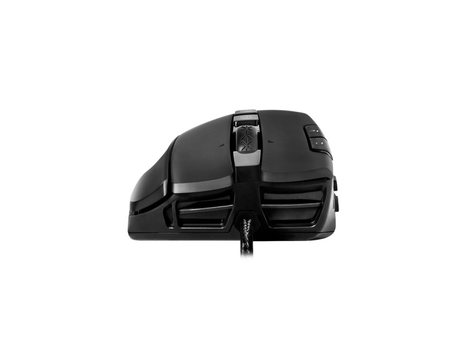 MOUSE EVGA X15 ERGO GAMING, SENSOR HASTA 1600 DPI, ILUMINACION RGB, CON 20 BOTONES, CONEXION USB, COLOR NEGRO  (904-W1-15BK-K3)
