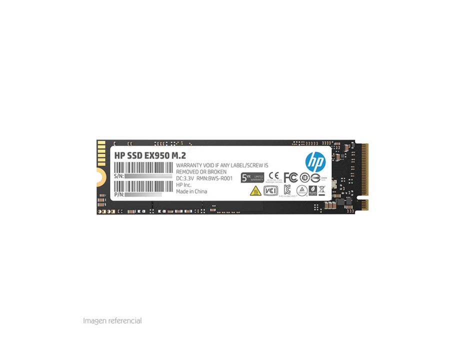 SSD M.2 SOLIDO HP EX950 1TB ( 5MS23AA#ABB)  NVME | PCI EXPRESS