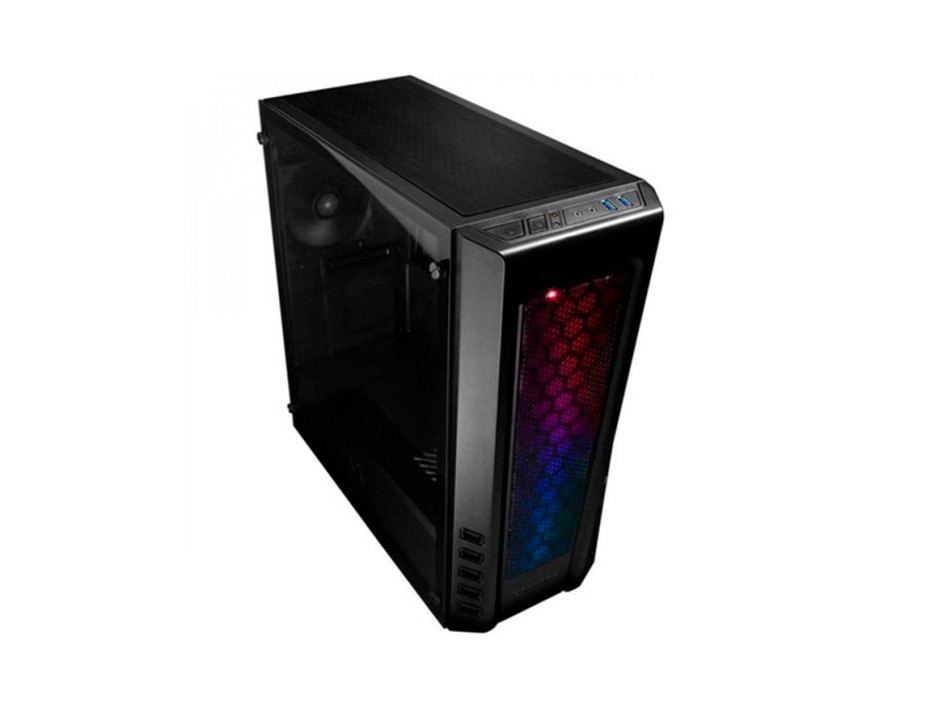 CASE RAIDMAX ZETA ( B04FTB ) | GAMING | S/ FUENTE | NEGRO | VIDRIO TEMPLADO | LED - RGB