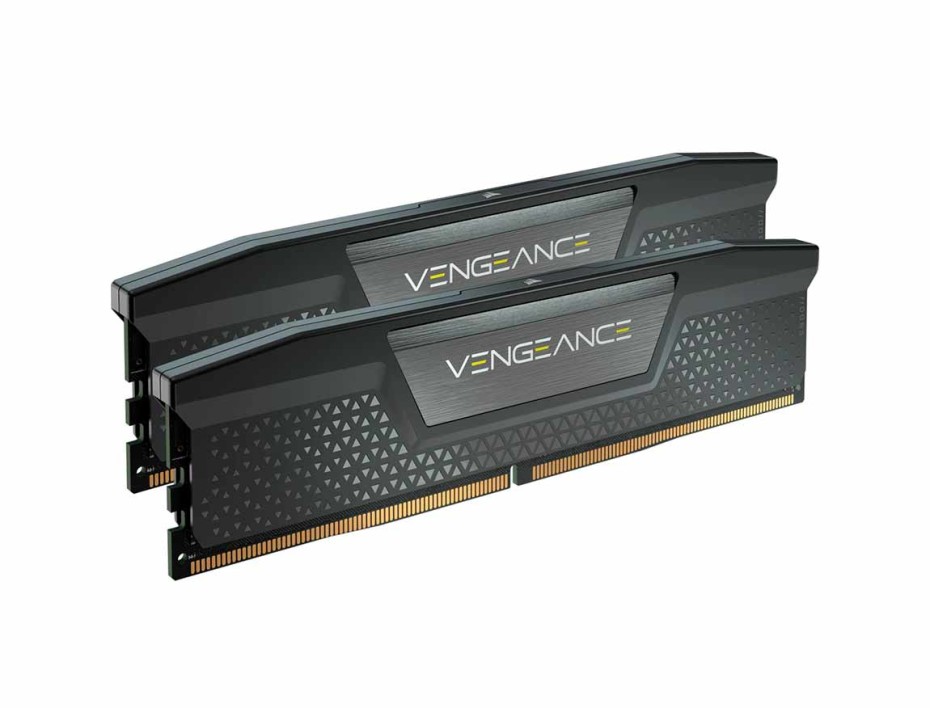 MEM. RAM CORSAIR VENGEANCE DDR5 32GB(2X16)/4800MHZ ( CMK32GX5M2A4800C40 ) | BLACK