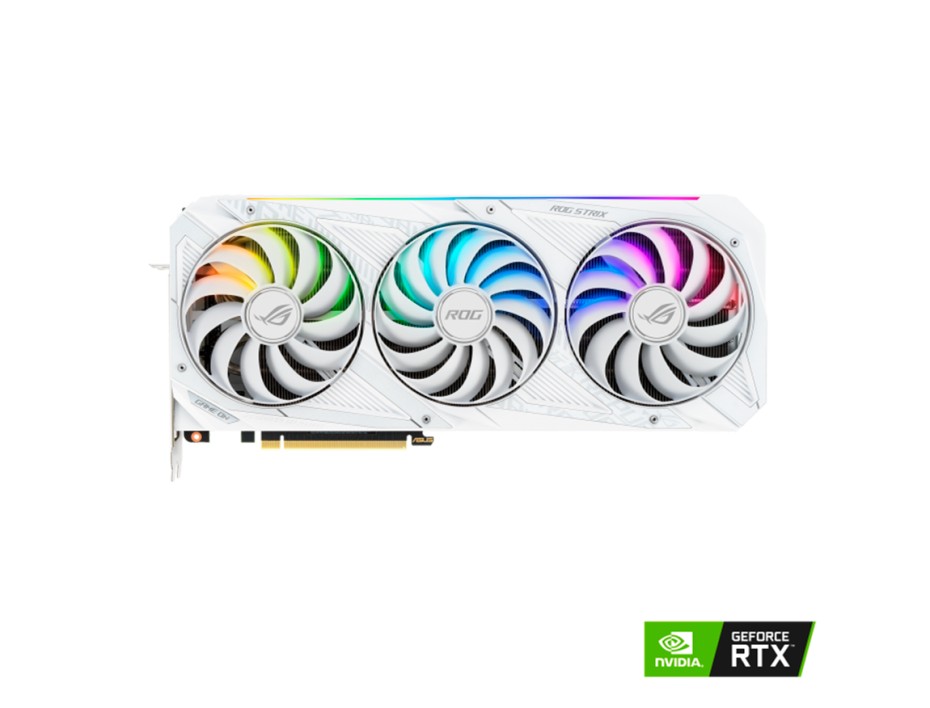 TARJ. VIDEO ASUS GEFORCE RTX 3090 ROG STRIX GAMING OC 24GB GDDR6X | WHITE ( 90YV0F96-MTAA00 ) | HDMI - DP | 384 BIT