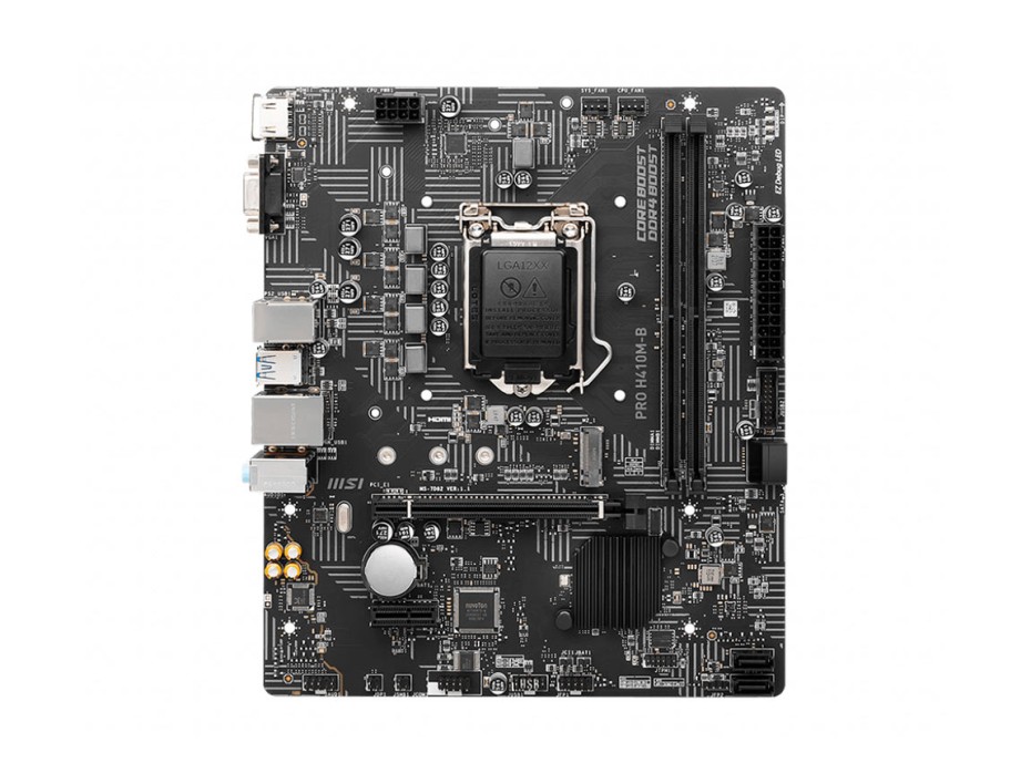 MB MSI PRO H410M-B ( PRO H410M-B ) M.2  | LGA 1200