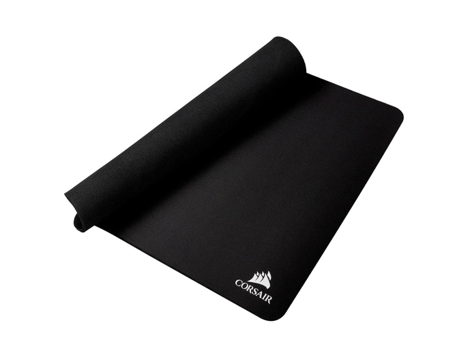 PAD MOUSE CORSAIR MM250 CHAMPION XL GAMER CLOTH 450MM X 400MM, DISEÑO DE GOMA, BASE DE GOMA ANTIDESLIZANTE, COLOR NEGRO (CH-9412560-WW)