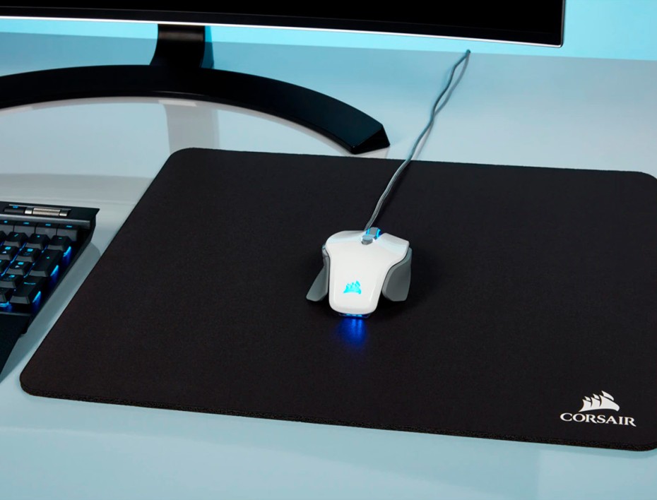 PAD MOUSE CORSAIR MM250 CHAMPION XL GAMER CLOTH 450MM X 400MM, DISEÑO DE GOMA, BASE DE GOMA ANTIDESLIZANTE, COLOR NEGRO (CH-9412560-WW)