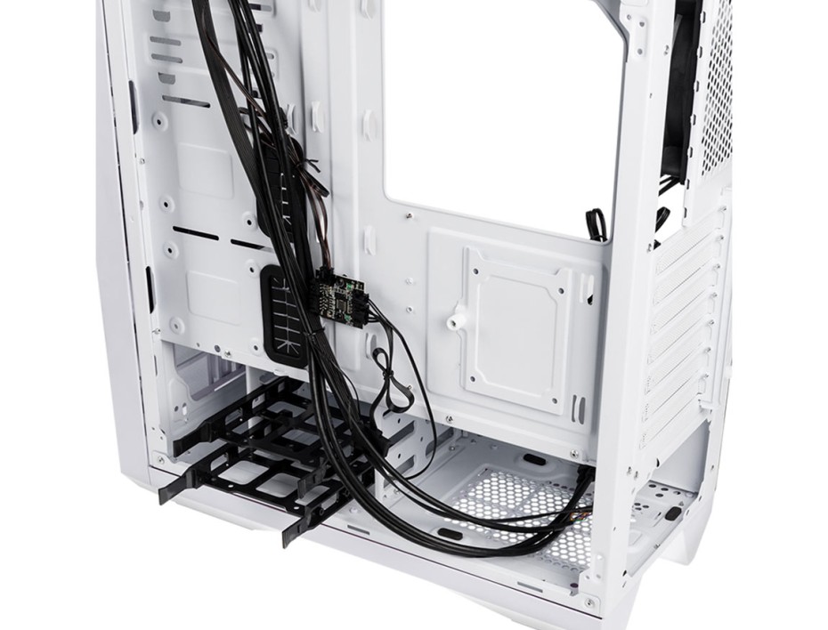 CASE BITFENIX ENSO MESH BLK SIN FUENTE, CON PANEL LATERAL DE VIDRIO TEMPLADO, 1 VENTILADOR,  ILUMINACION FRONTAL LED RGB, BLANCO(BFC-ESM-150-WWWGK-4A)