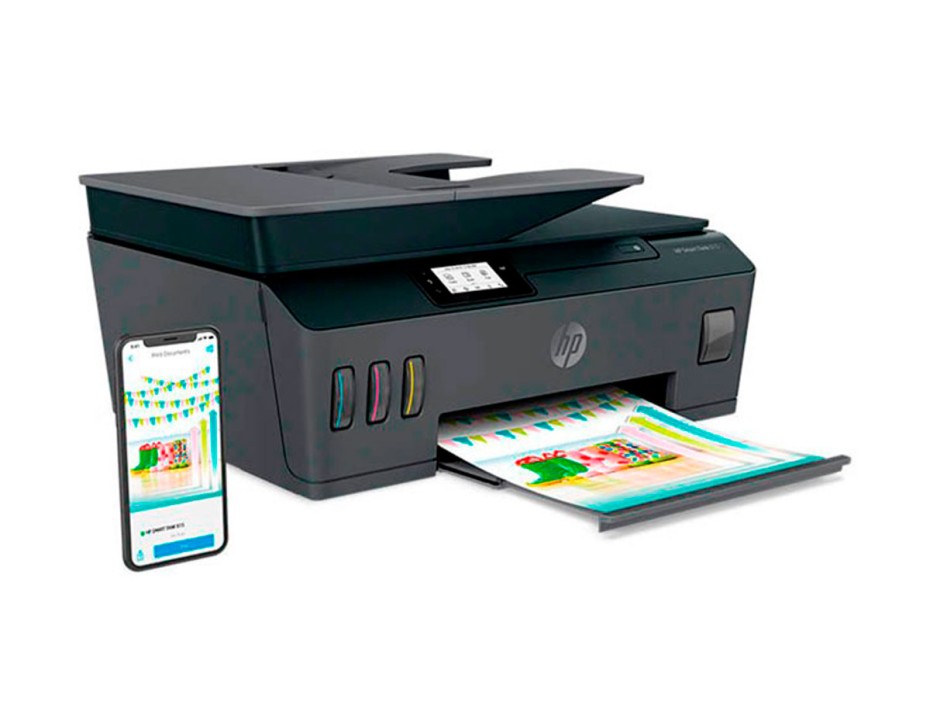IMPRESORA HP MULTIFUNCIONAL SMART TANK 615, BANDEJA ARRIBA, C/ TANQUE IMPRIME COPIA SCANNER WIFI (Y0F71A#AKY)