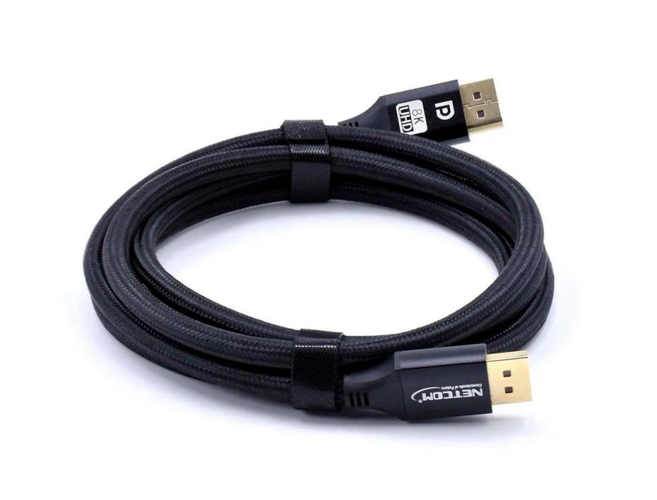 CABLE DE PUERTO DISPLAYPORT MACHO -- A -- PUERTO DISPLAYPORT MACHO, GENERICO, CABLE DE 1.8 METROS (DP - A - DP)
