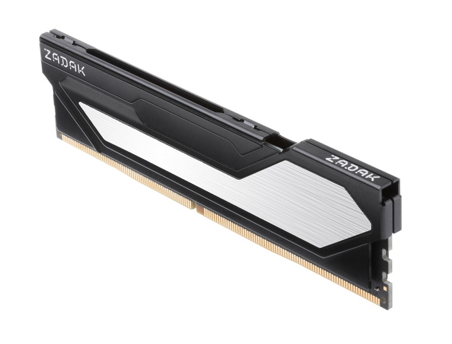 MEM. RAM ZADAK TWIST DDR4 8GB/3200 ( ZD4-TWS32C28-08GYB1 ) NEGRO/PLATA